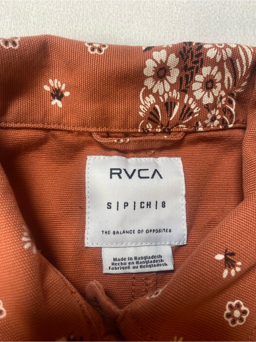 RVCA cinnamon Chorelist Jacket - Picture 2 of 8